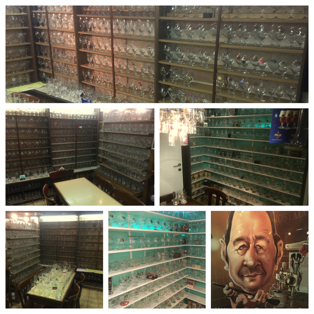 Kaffee-Brouwerij NostalGIE, bierglazen verzameling, bierglazen, Tongeren, brouwerij